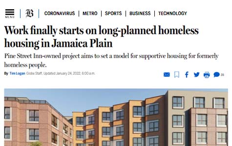Work finally starts on long-planned homeless housing in Jamaica Plain