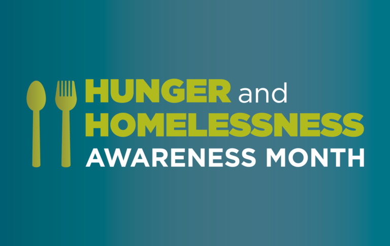 National Hunger & Homelessness Awareness Month